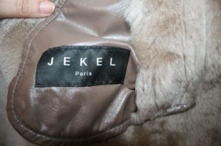 Jekel Lamb Shearling New Presley Belted Coat Large