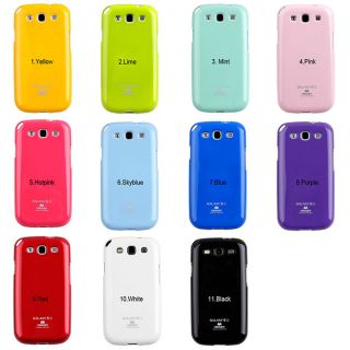 Red Mercury Color Pearl Jelly Case for Galaxy s III S3 GT I9300