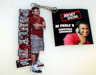 THE JERSEY SHORE DJ PAULY D CHRISTMAS ORNAMENT #2 NEW CHRISTMAS
