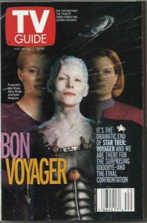  Voyager Dracmatic End Mulgrew Krige Jeri Ryan TV Guide 2001