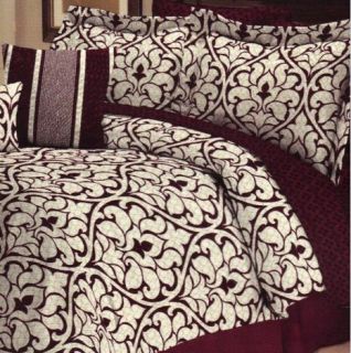 Jessica Sanders Edessa 10 Piece Reversible King Comforter Set