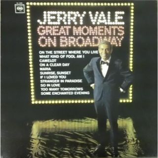 Columbia Records Jerry Vale Great Moments on Broadway  YB00021N