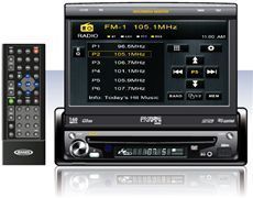 Phaselinear Jensen UV10 7 In Dash Car Stereo w/ Monitor DVD/CD/MP3/AM