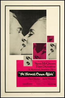 The Thomas Crown Affair U s One Sheet Movie Poster