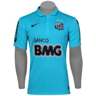  New Nike Santos Blue Soccer Football Jersey s M L Brazil 12 13