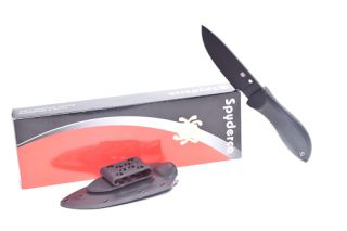Spyderco Moran Drop Point Fixed Blade Knife FB02PBB