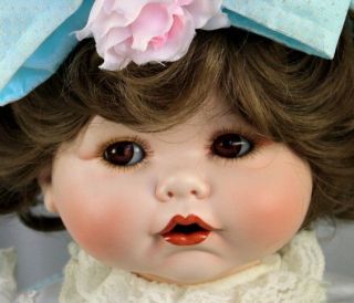 Jessica Porcelain Doll First Birthday Marie Osmond COA