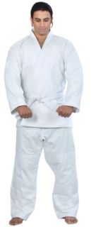 Kimono Jiu Jitsu Judo Uniform Gi Student White Color