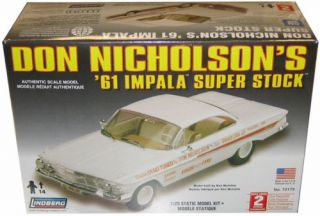 Lindberg Don Nicholson 61 Impala Super Stock Model Kit