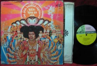 Jimi Hendrix Axis Bold as Love LP Vinyl Record Album Ori Tri Color