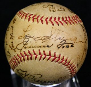  Cubs Team Signed Autograph by 20 Baseball JSA w Jimmie Foxx
