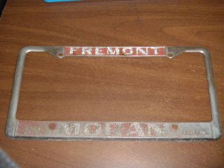 Fremont Jim Moran Oldsmobile License Plate Frame