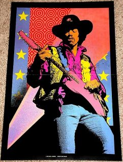 Jimi Hendrix Rock Guitar Legend Tribute Poster