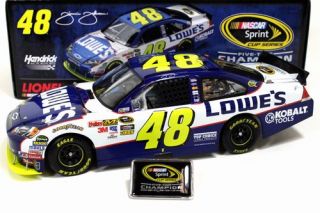 2010 Jimmie Johnson #48 Lowes Sprint Cup Champion 1:24 Scale Diecast