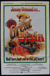 The Great Brain 1978 Jimmy Osmond 1SHT Movie Poster
