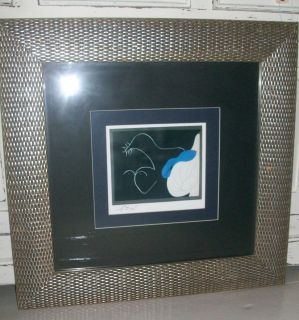 JOAN MIRO   LITHOGRAPH   SIGNED   WITH CERTIFICATE OF AUTHENTICITY