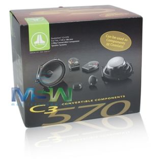 JL Audio® C3 570 5x7 2 Way Convertible Component Coaxial Speakers