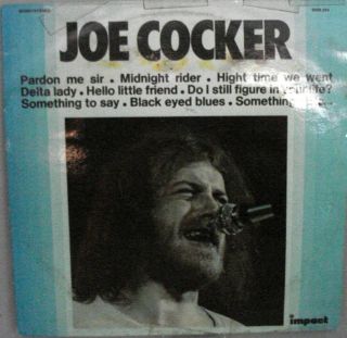 Joe Cocker Self Titled 1972 Impact RARE LP France