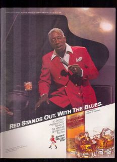   Print Ad 1984 Johnny Walker Red Joe Williams blues advertisement