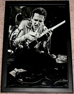 Joe Strummer Clash Fender Telecaster Framed Portrait