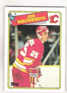 Joe Nieuwendyk 1988 89 Topps Rookie 16