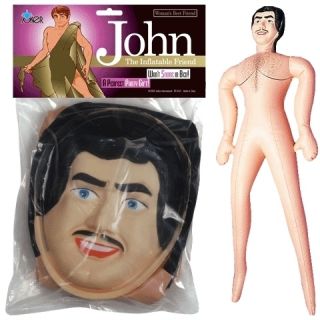 Inflatable John Blow Up Doll Male 60 Gag Gift Bachelorette Bachelor