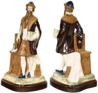 Porcelain Sculpture of Printing Inventor »Johannes Gutenberg«