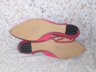 New Pink Johansen Slingback Shoes 10 5 Made in The USA