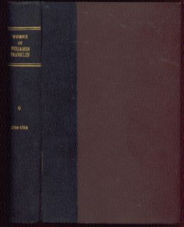 Works of Benjamin Franklin Vol 9 Only of 12 Ed Bigelow 1888 Leather