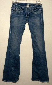 True Religion Disco Joey Big T Womens Jeans Size 27 Cut 602320