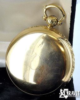 RARE Large 18K English Pocket Watch by John Moncas C 1830