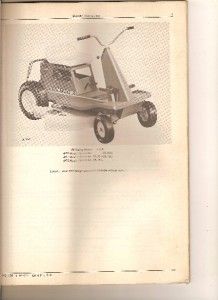 This listing is for a John Deere 55 Riding Mower Parts Catalog. It