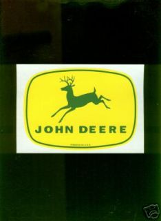 John Deere Decal 1957 to 1968 Logo 4 Legged Deer New