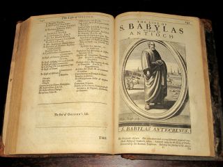 1677 Folio Cave's Lives Martyrs Saints Torture Martyrdoms Sufferings Book Means  