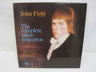 John Field Complete Piano Concertos John O' Connor CSM 55 58 33 RPM Vinyl Reco  