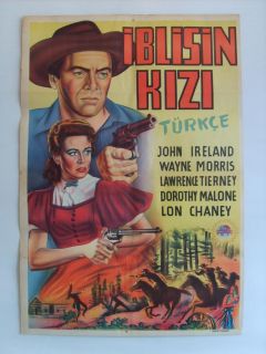 The Bushwhackers 1951 John Ireland Vintage Movie Poster  