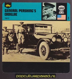 General John J Pershing's 1917 Cadillac Car 1978 Card  