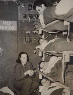 WWII Miss Taylor Army Flight Nurse US Army Airfield Presque Isle Photo 1943  