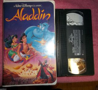 Aladdin VHS 1993 Ron Clements John Musker  