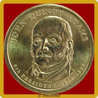 2008 P BU John Quincy Adams Presidential Dollar Coin US Mint Coins COINHUT4635  
