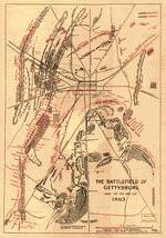 39 Civil War Maps of The Battle of Gettysburg PA on CD  