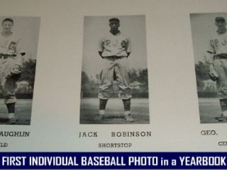 Jackie Robinson Pasadena JC 1937 High School Yearbook Dodgers  