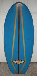Vintage Jeffrey Dale Belly Board Surfboard Waves Foam Glassed Collectable 1965  