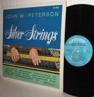 60s John w Peterson LP Silver Strings Xian Steel Guitar  