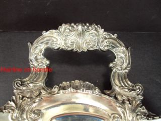 Reed Barton Winthrop 3 Piece Silver Plated Tea Set Complementary Tray  