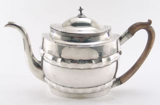 Georgian Sterling Silver Teapot John Robbins 1805  