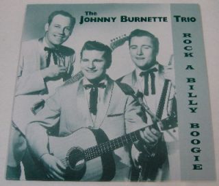 Johnny Burnette Trio Rock A Billy Boogie Combo New  