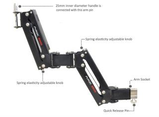 Magic Arm Vest Flycam 6000 LCD Kit Steadycam Stabilizer Stabilizing System Rig  