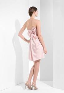 $298 BCBG MAXAZRIA Petal Pink Bow Detail Mini Dress  