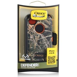 Otterbox Defender Case for Apple iPhone 5 Camo Grass Orange Black Realtree  